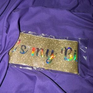 Gold Glitter Birthday Sash